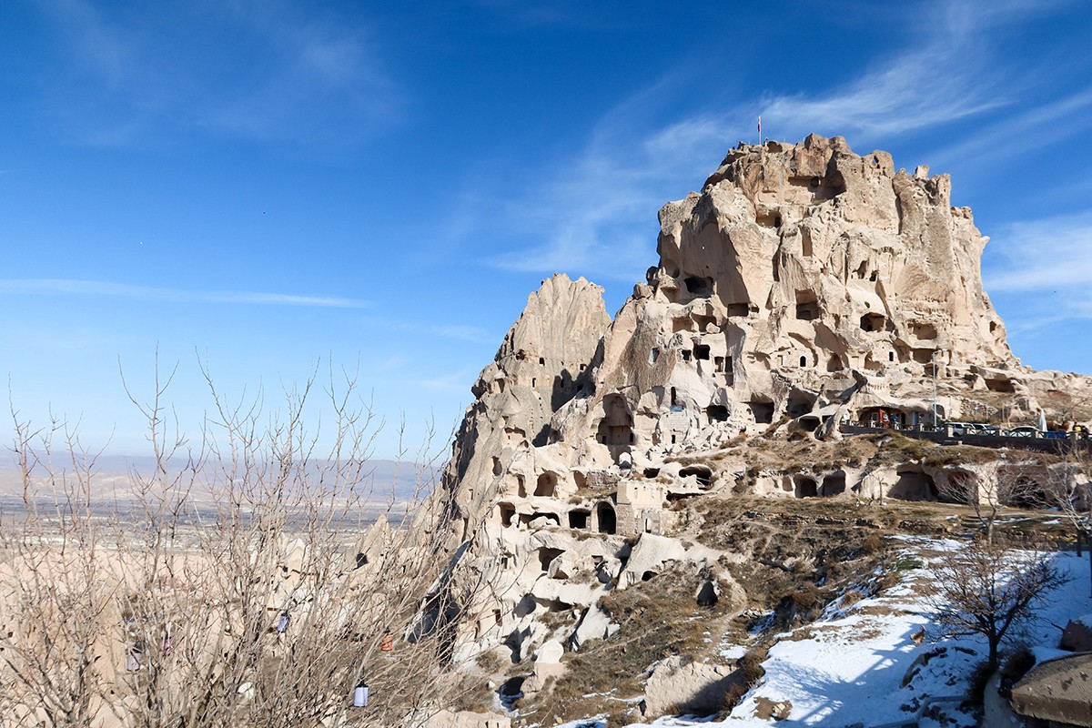 Cappadocia in Winter Uchasair Castle