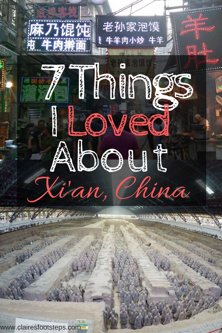 I was pleasantly surprised by the beautiful city of Xi'an. With city walls, yummy street food, terracotta warriors and nearby mountains, there's lots to love about this city!