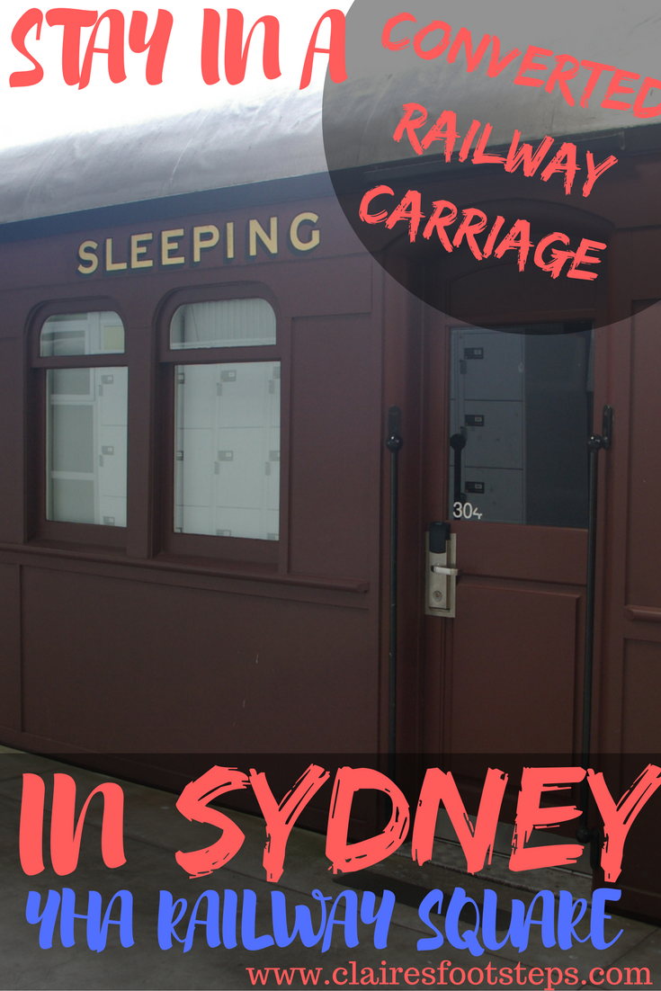Wanting to stay at a unique hostel in Sydney? Check out this awesome YHA accommodation, where you can actually sleep in a converted railway carriage!