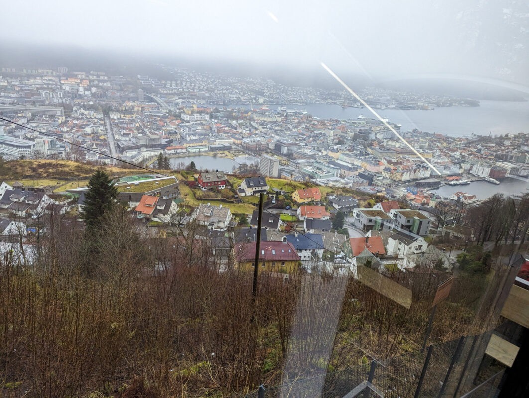 View of Bergen at from Mount Floyen