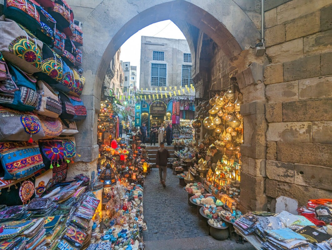 The Khan-el-Khanali market in Cairo