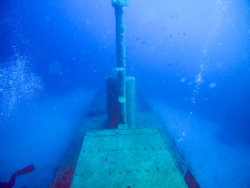 Tugboat Rozi, one of the top dive sites in the Cirkewwa Dive Sites, located 30 metres underneath the water