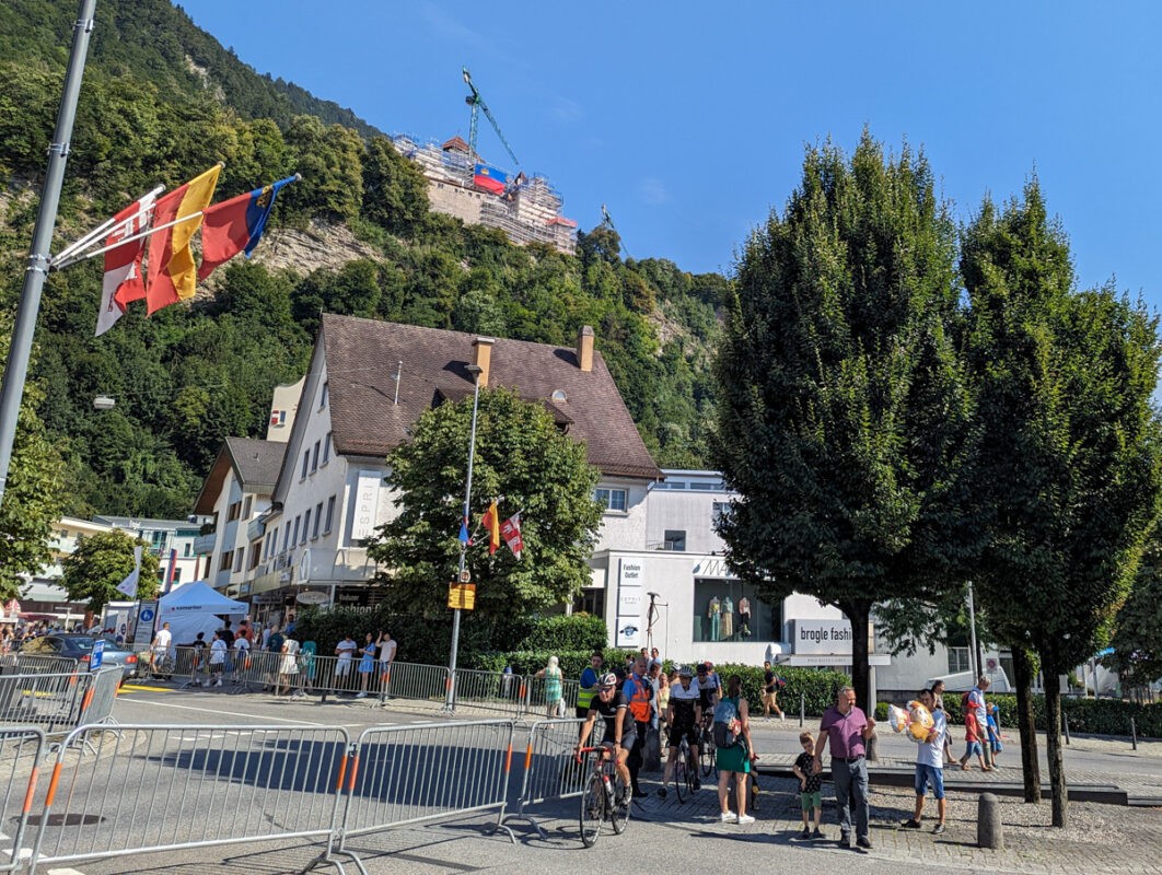 View of Vaduz castle from Vaduz