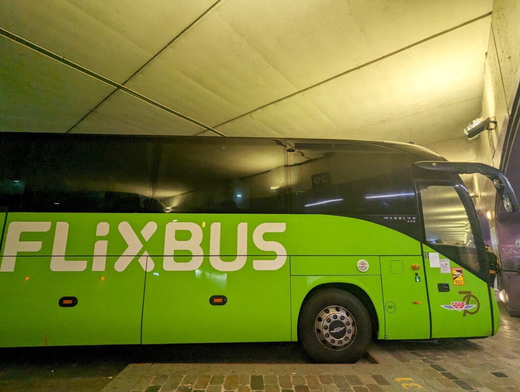 Flixbus at Paris Bercy Seine