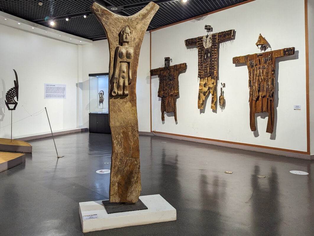 An exhibit in the Museum of Black Civilisations in the centre of Dakar