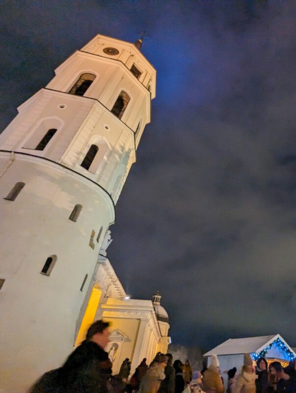 Cathedral tower in Vilnius
