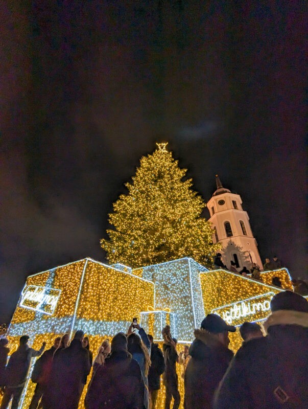 Christmas market in Vilnius